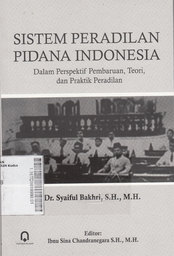 Sistem Peradilan Pidana Indonesia : perspektif pembaruan hukum, teori, dan praktik peradilan