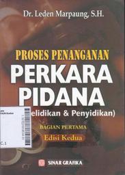 Proses Penanganan Perkara Pidana Buku 1