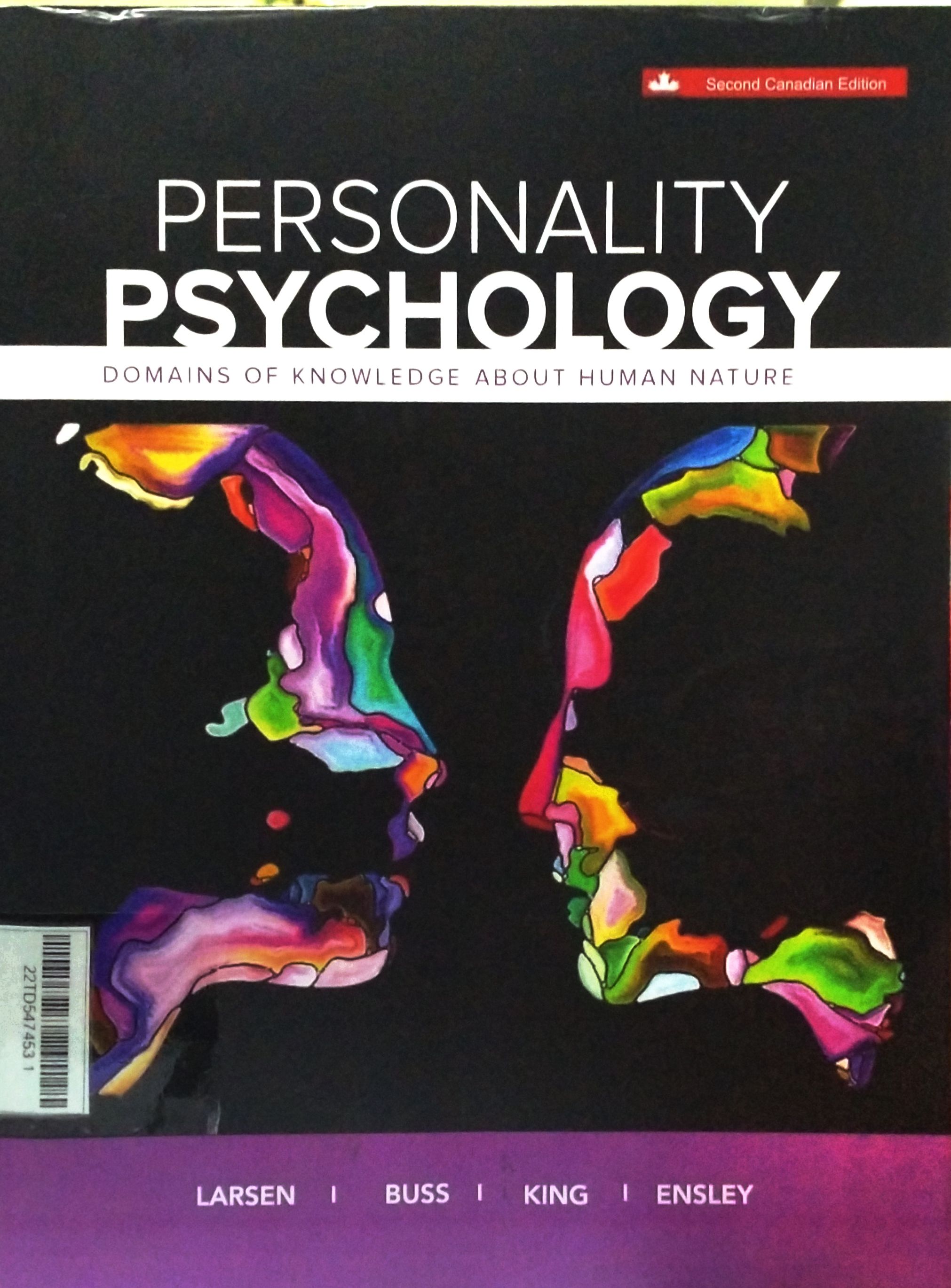 Personality Psichology : Domains Of Knowledge About Human Nature